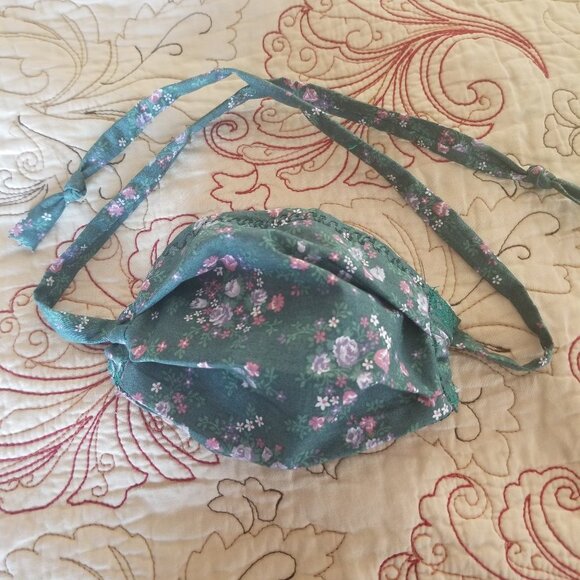 Kid Size Mask w/ Silver & Copper Filters-Flowers - Picture 6 of 7